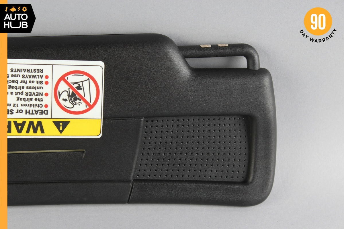 05-11 Mercedes R171 SLK280 SLK350 Sun Visor Sunvisor Shade Right Side Black OEM - photo 9
