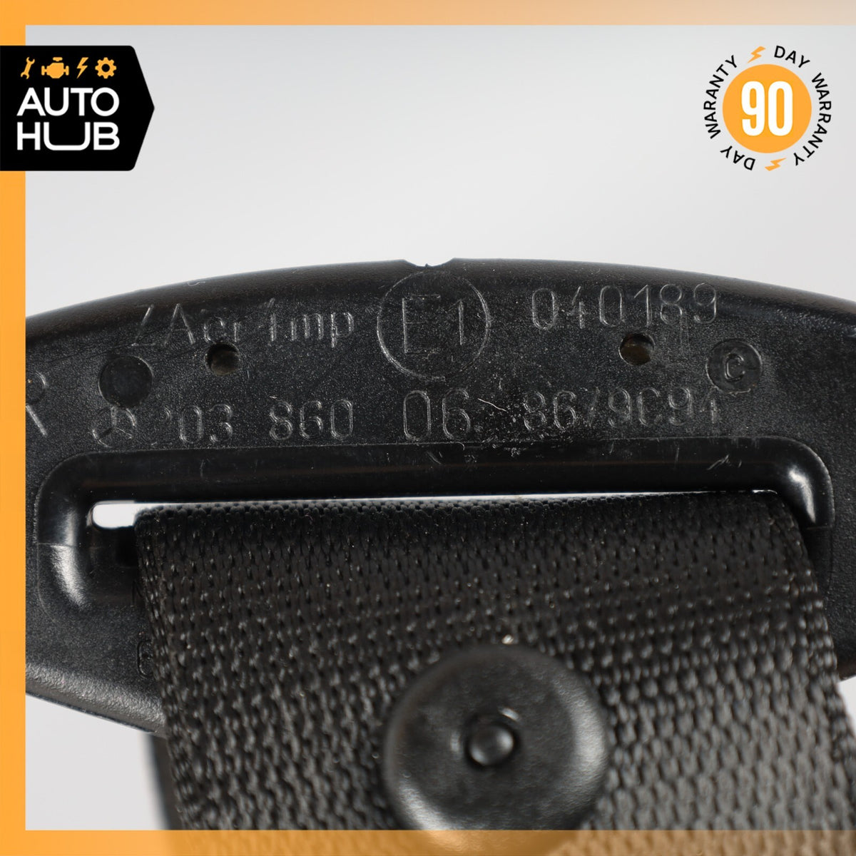 04-07 Mercedes W203 C240 C280 C320 Front Right Side Seat Belt Seatbelt OEM - photo 13