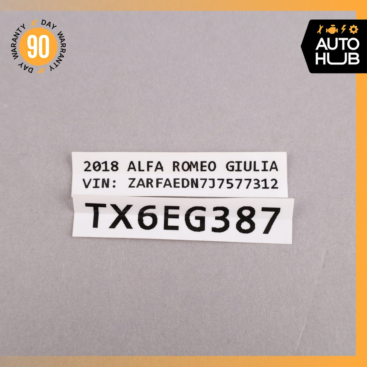 17-26 Alfa Romeo 952 Giulia TPMS Tire Pressure Sensor 433.92 MHZ OEM 73k - photo 10