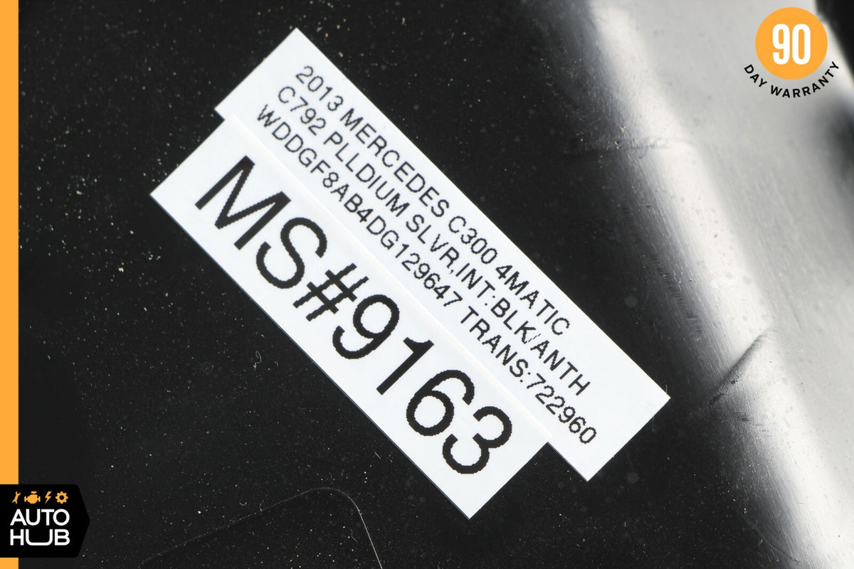 08-15 Mercedes W204 C250 C300 Dashboard Dash Board Trim Panel Left Black OEM - photo 12