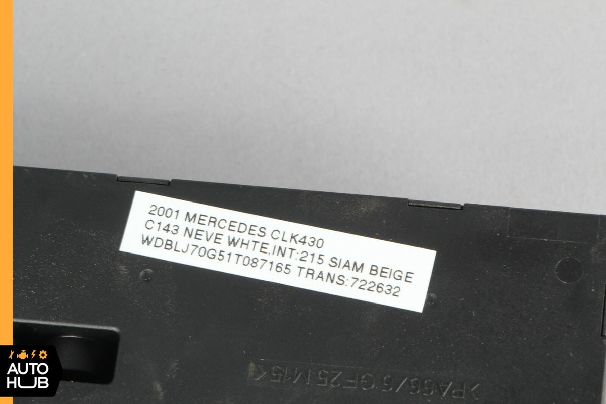 98-02 Mercedes W208 CLK430 E320 A/C Air Heater Climate Vacuum Valve Block OEM - photo 8