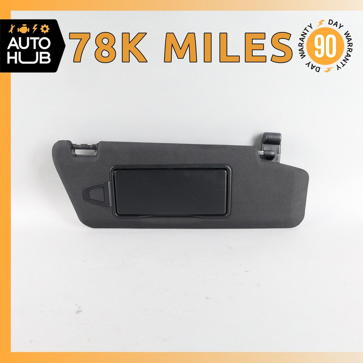 10-16 Mercedes W212 E350 E550 E400 Right Side Sun Visor Shade Sunvisor OEM 78k - photo 1