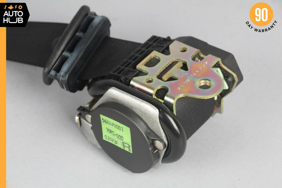 97-04 Mercedes R170 SLK230 SLK320 Right Passenger Seat Belt Seatbelt Black OEM - photo 10