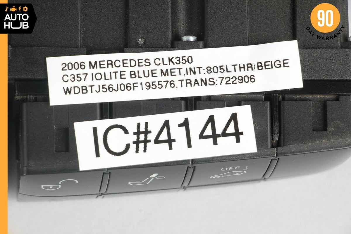 05-09 Mercedes W209 CLK350 CLK500 Center Dashboard Control Switch 2038700510 OEM - photo 12
