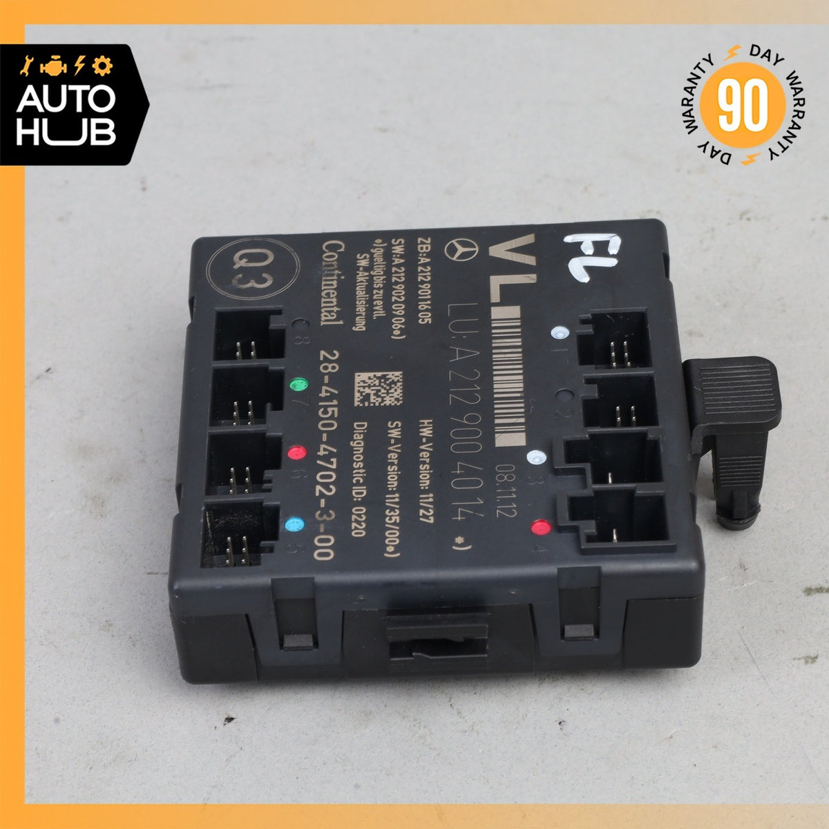 08-18 Mercedes W207 E350 E550 Front Left Driver Side Door Control Module OEM - photo 4