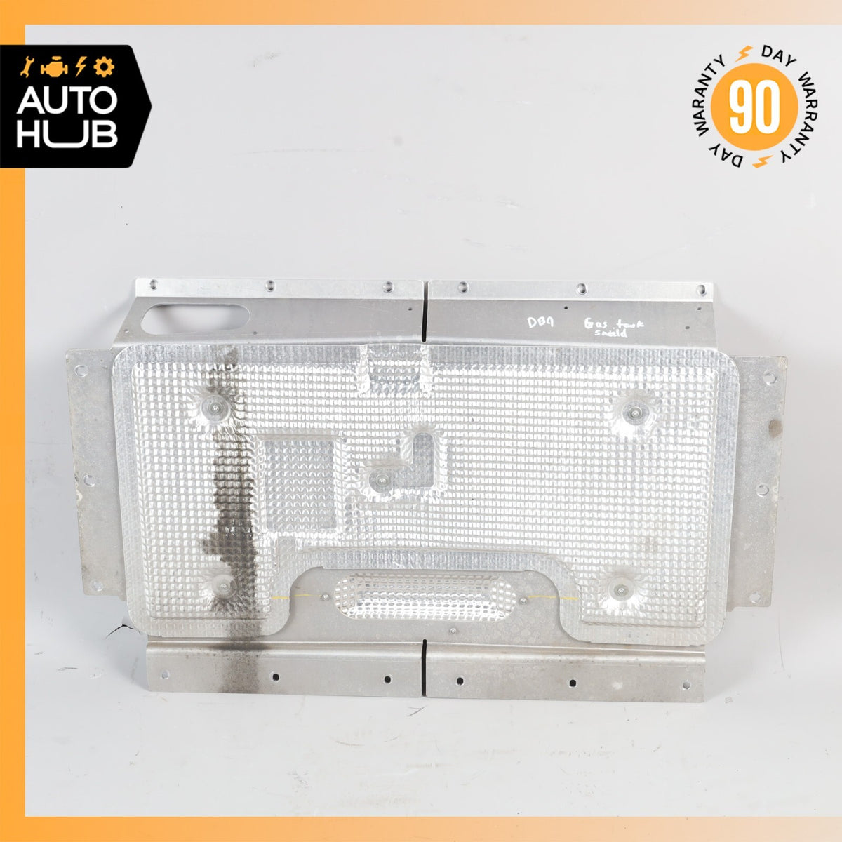 13-16 Aston Martin DB9 Fuel Tank Silencer Heat Shield Plate CG435290AB OEM 35k - photo 2