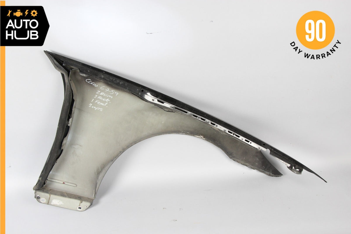 07-10 Mercedes W216 CL600 CL550 Fender Assembly Left Driver Side Black OEM - photo 8