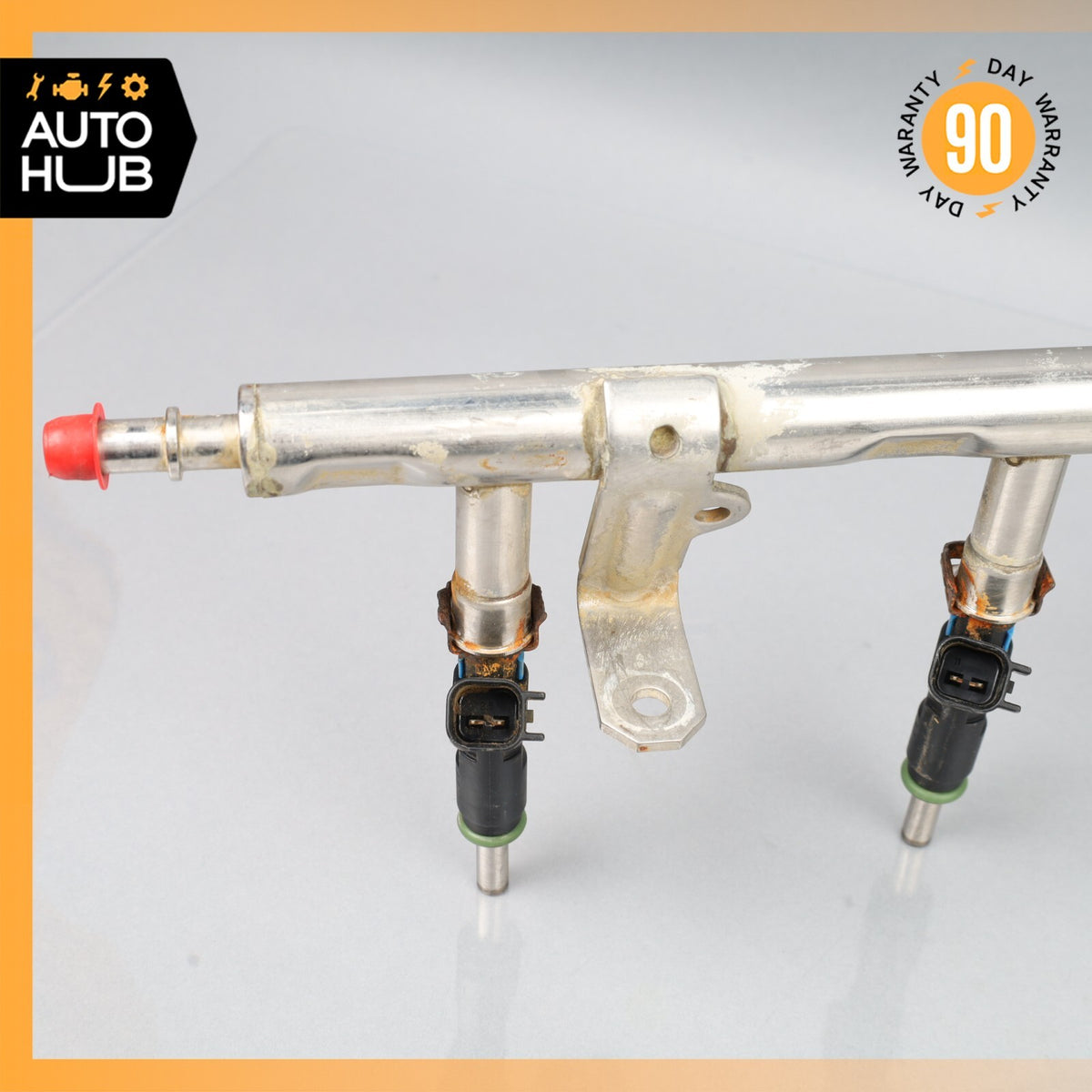 Aston Martin DBS DB11 5.2L V12 Right Fuel Injection Rail Line w/ Injectors OEM - photo 3