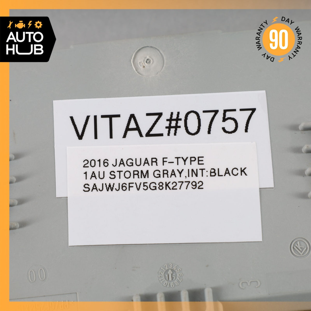 2016 Jaguar X152 F-Type Front Right Side Door Control Module GX5314D617AC OEM - photo 8