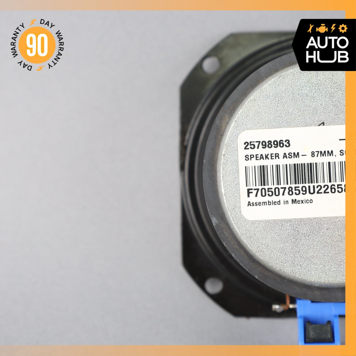 03-14 Cadillac XLR Escalade Front or Rear Radio Sound Speaker 25798963 OEM 70k - photo 6