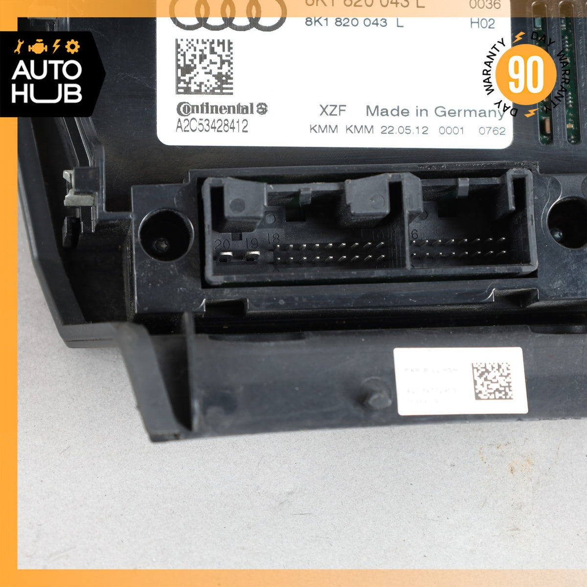 Audi B8 A4 Dash A/C AC Climate Control Heated Seat Panel Switch 8K1820043L OEM - photo 10