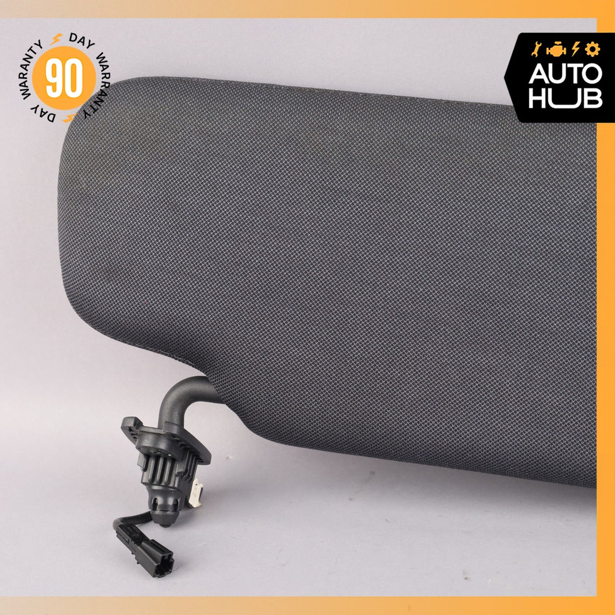 17-24 Maserati Levante M161 Left Driver Side Sunvisor Sun Visor Black OEM 89k - photo 4