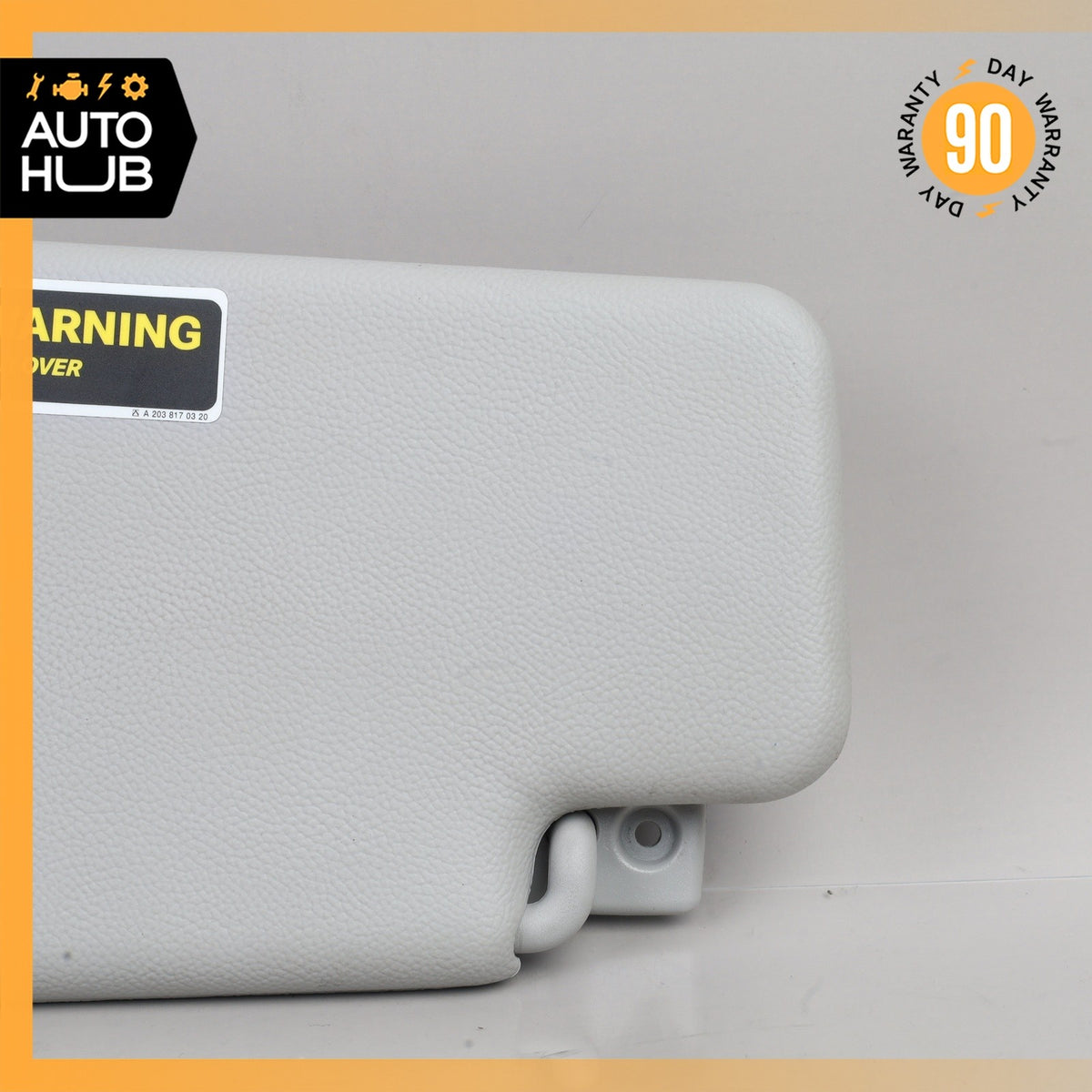 03-06 Mercedes R230 SL500 SL55 AMG Right Passenger Side Sun Visor Shade Gray OEM - photo 11