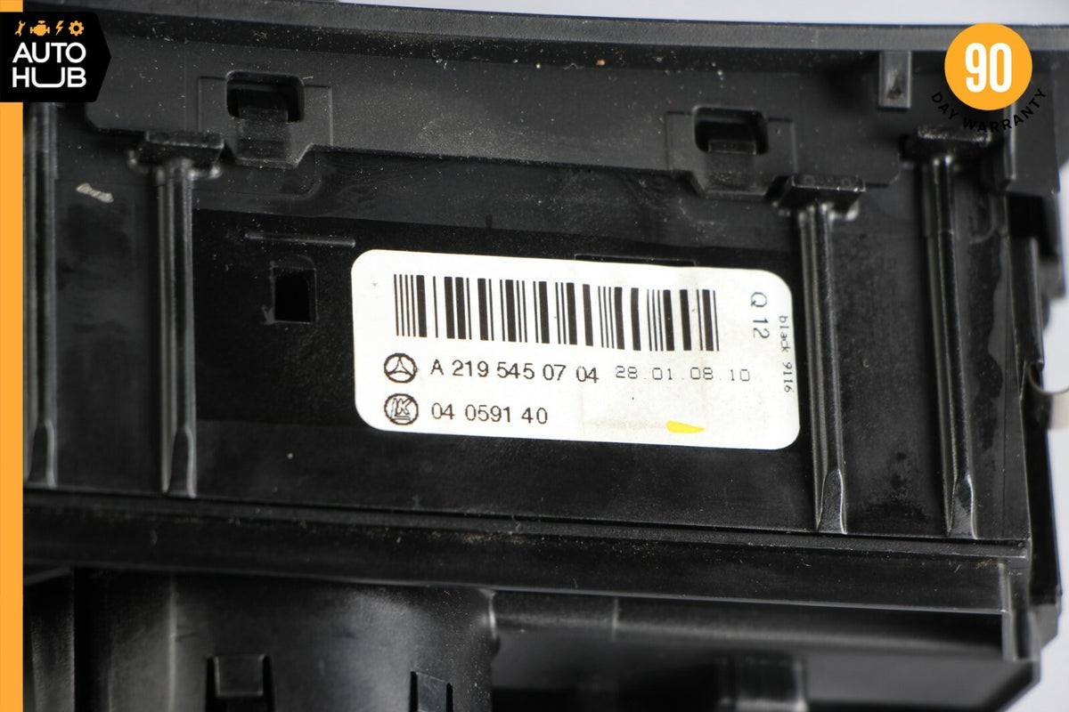 06-11 Mercedes W219 CLS550 CLS500 Headlight Control Switch Black OEM - photo 9