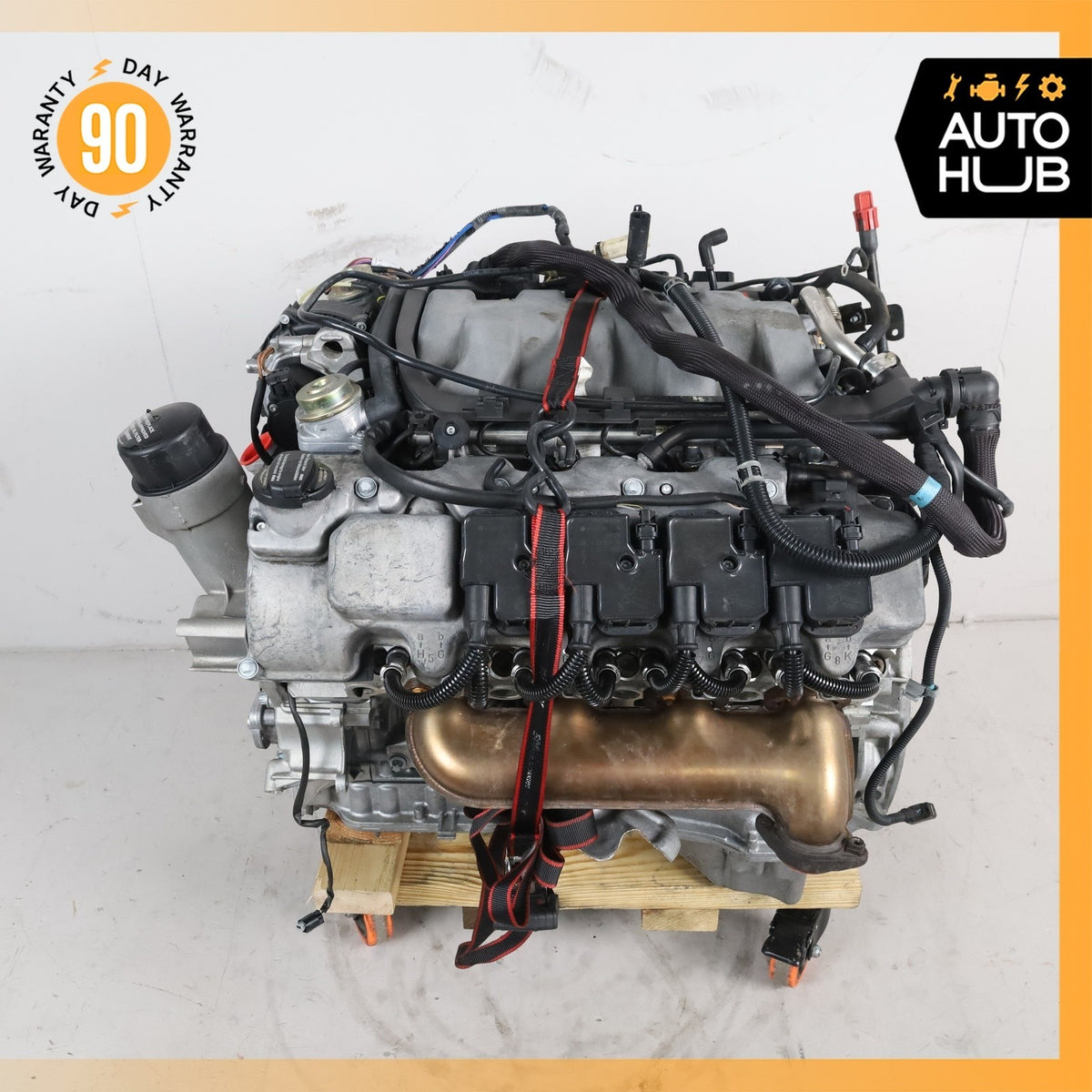 99-06 Mercedes R230 SL500 CLK500 Engine Motor Assembly 5.0 V8 M113 113.963 OEM - photo 8