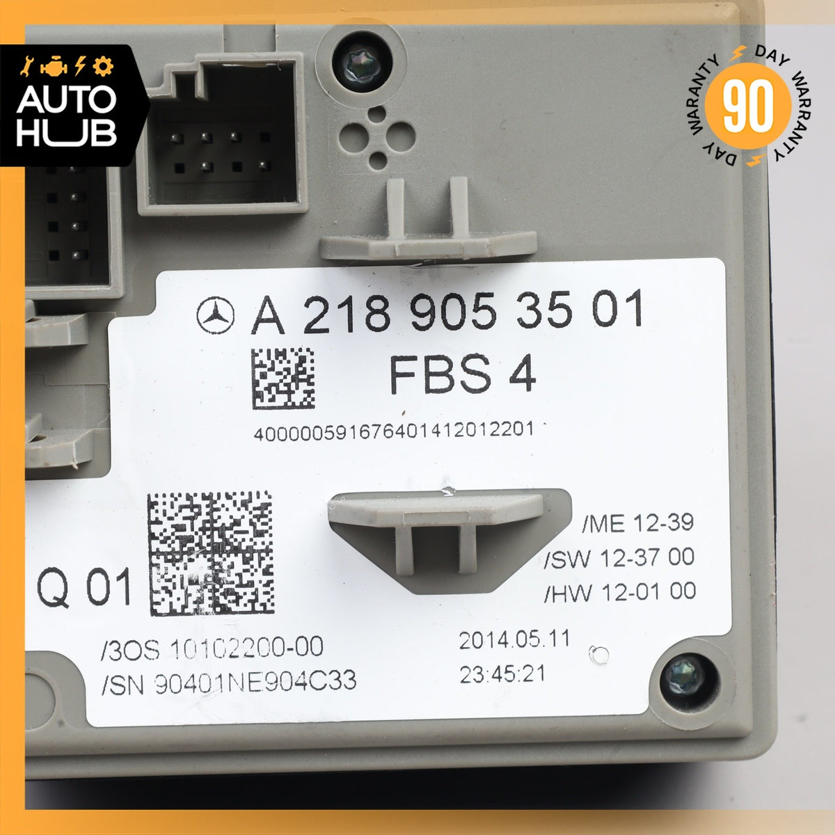 14-20 Mercedes W207 E350 E550 E400 E63 AMG Ignition Switch Module w/ Key OEM - photo 7