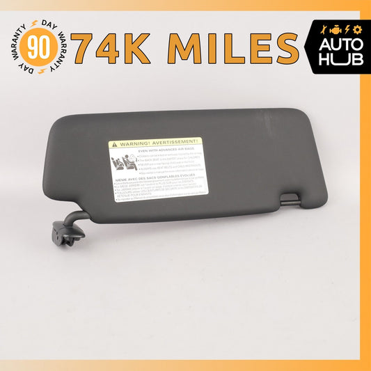 13-17 Audi 8R Q5 Left Driver Sunvisor Sun Visor Black OEM 74k - photo 1