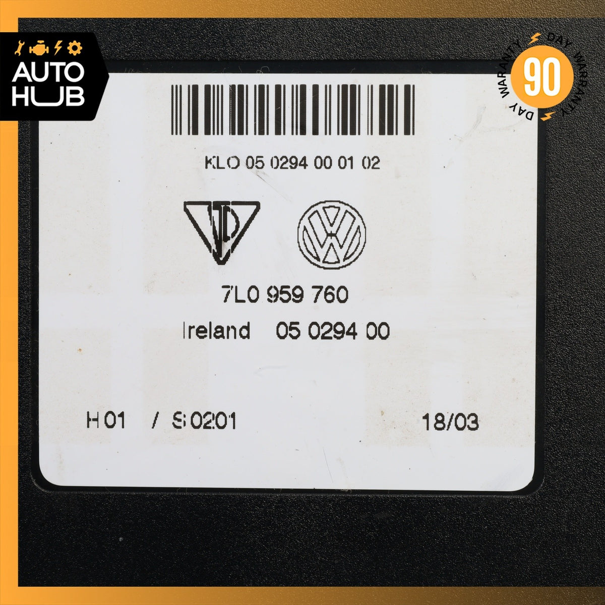 Porsche Cayenne 955 Seat Memory Control Module 7L0959760 OEM - photo 2