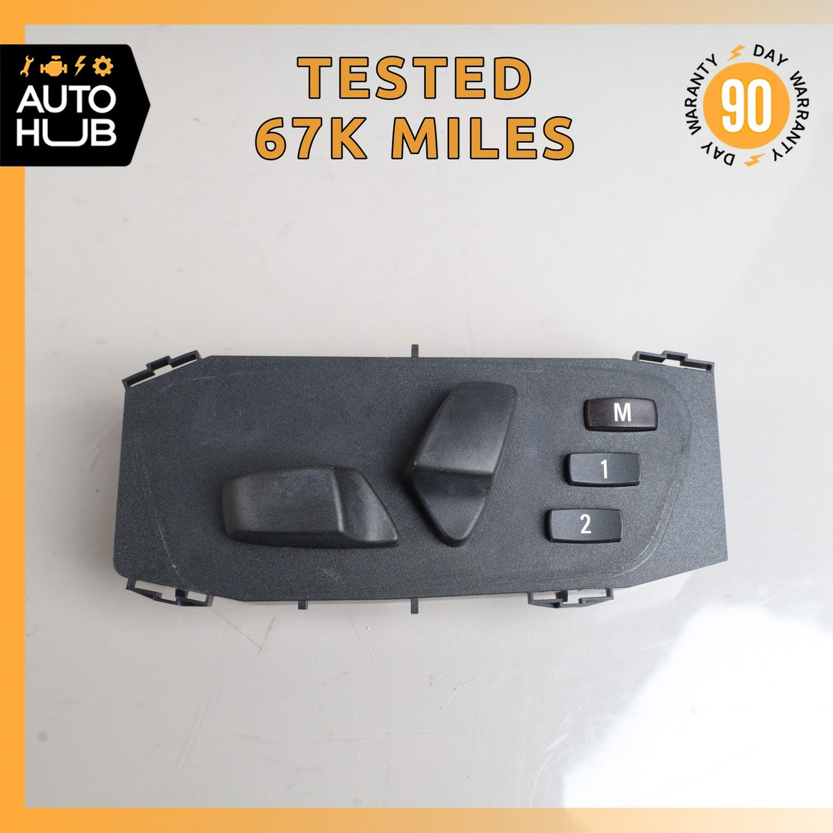 BMW E90 328i 135i Front Left Driver Side Seat Control Switch 61316936979 OEM - photo 1