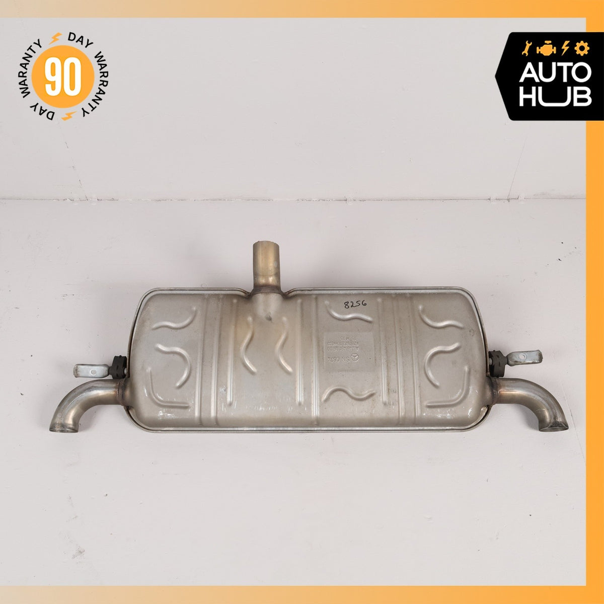 15-20 Mercedes X156 GLA250 FWD Dual Exhaust Muffler Assembly 2464910600 OEM 71k - photo 2