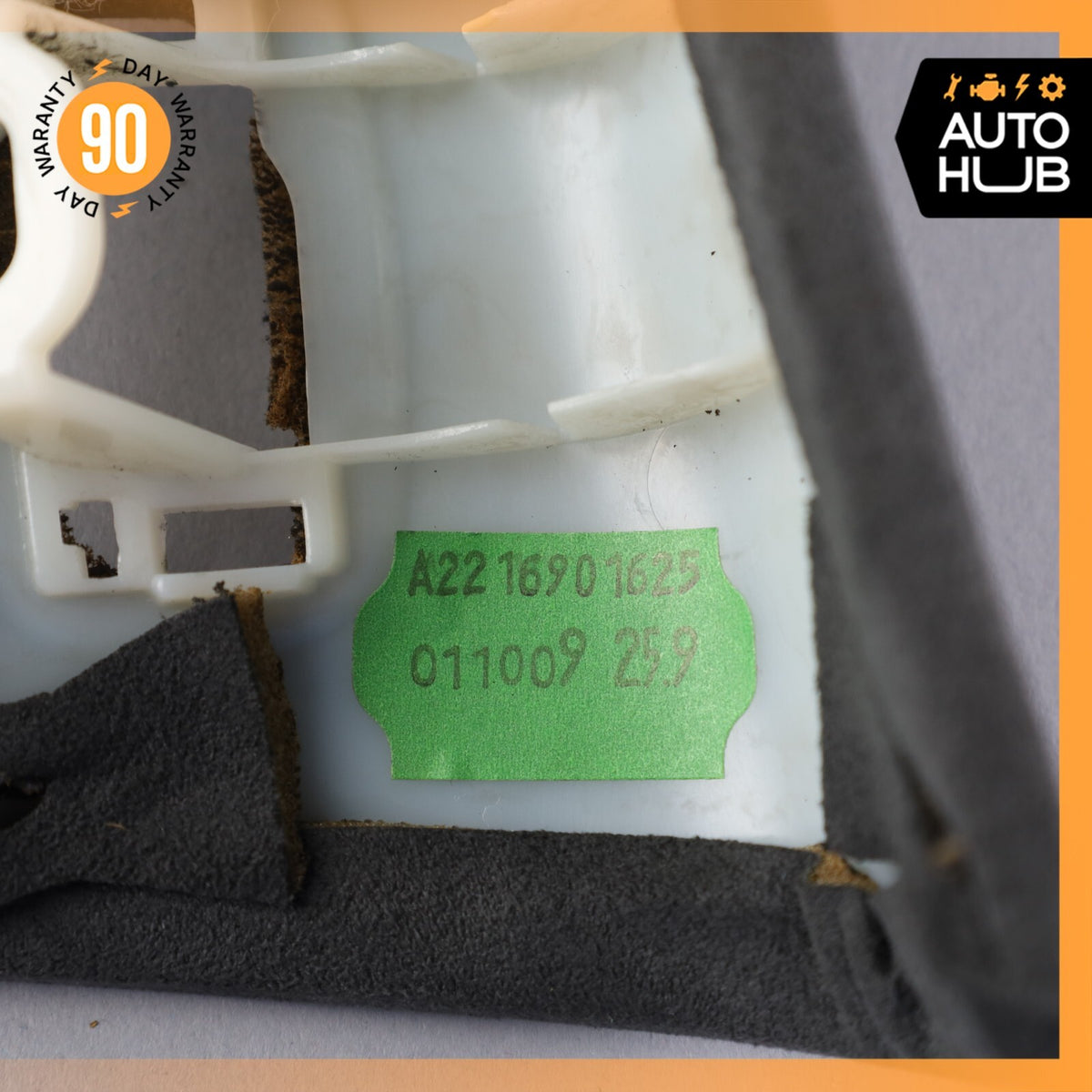 07-13 Mercedes W221 S63 AMG S550 Front Right Side A Pillar Trim Panel Suede OEM - photo 11