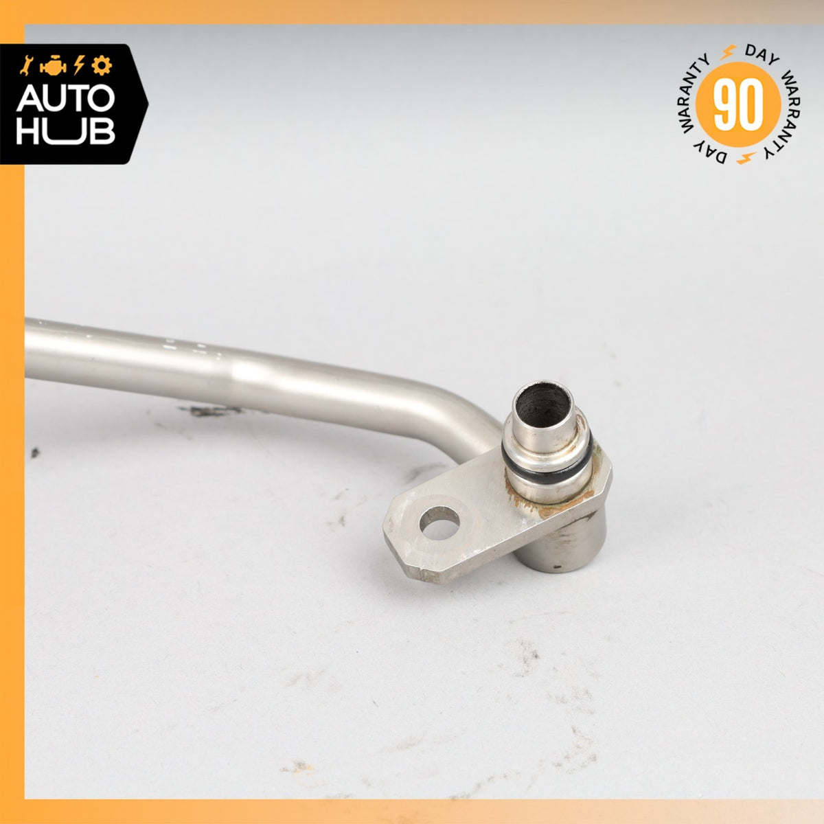 03-13 Bentley Continental GT GTC Lower Front Diff Oil Cooler Line 3W0317811 OEM - photo 2