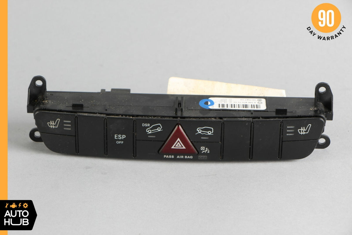 06-12 Mercedes W164 ML550 GL450 Dash Hazard Heated Seats ESP Control Panel OEM - photo 1
