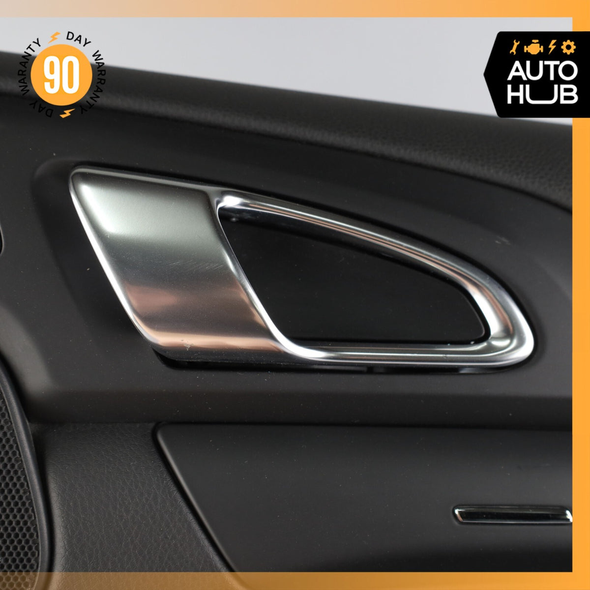 11-18 Porsche Cayenne 958 GTS Rear Right Side Interior Door Panel Black OEM 82k - photo 8