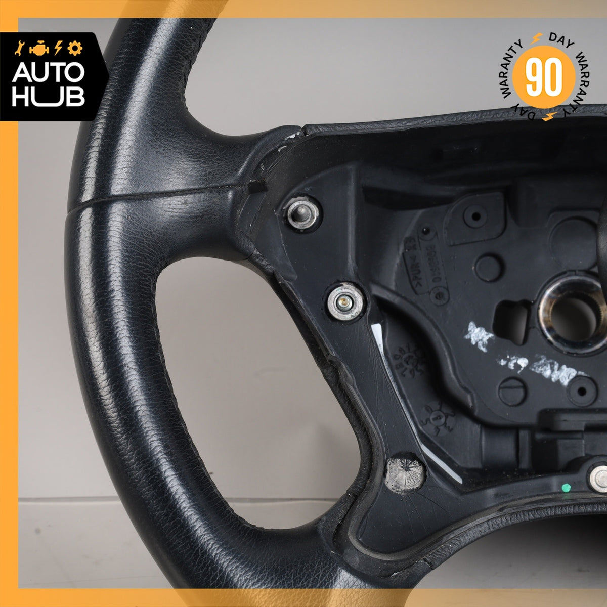 06-09 Mercedes W211 E350 CLS550 E550 CLS500 Steering Wheel 2194601603 Black OEM - photo 7