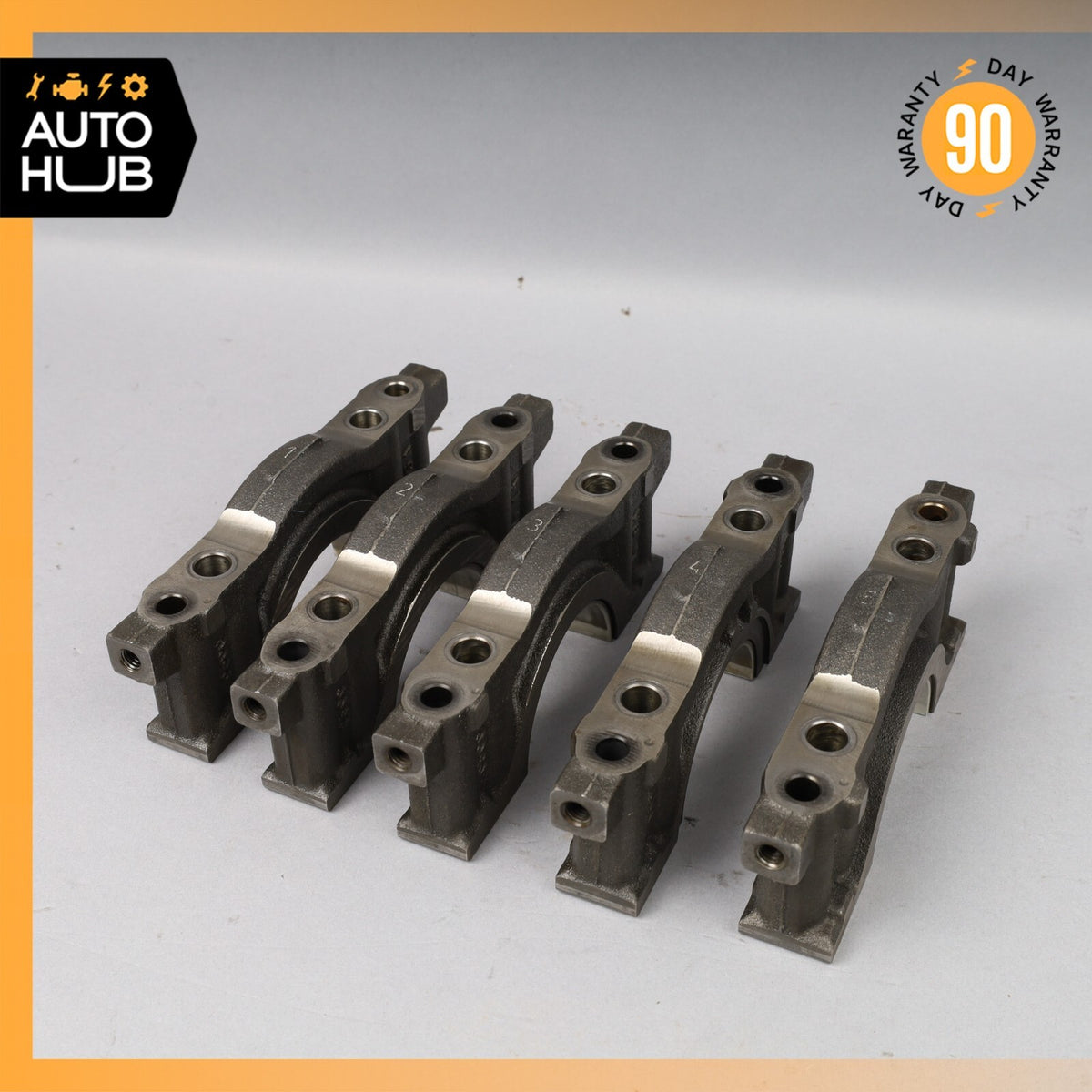 11-20  Mercedes W218 CLS550 SL550 M278 Crankshaft Main Holder Bracket Set OEM - photo 1