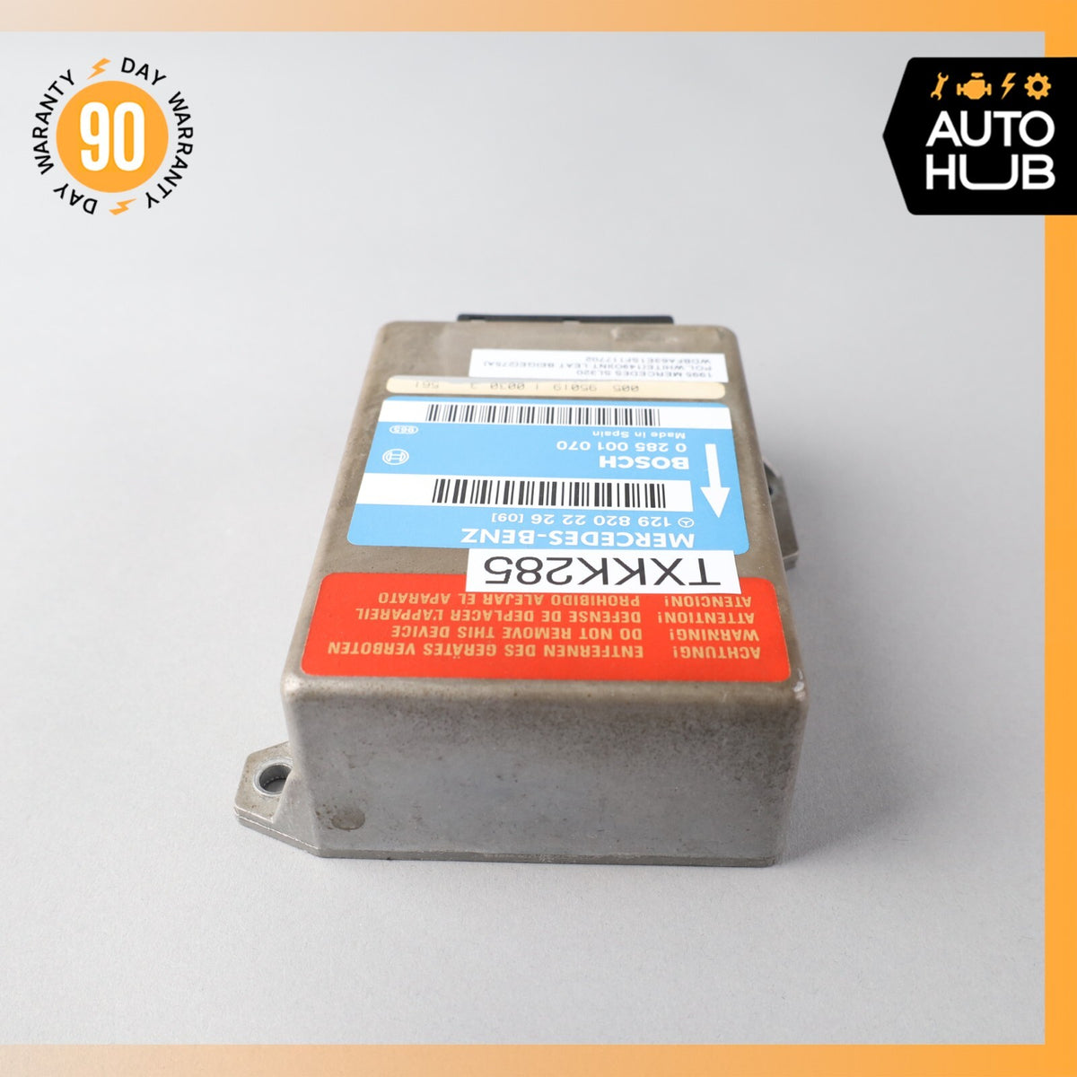 90-95 Mercedes R129 SL320 500SL Convertible Roll Bar Control Module OEM - photo 3
