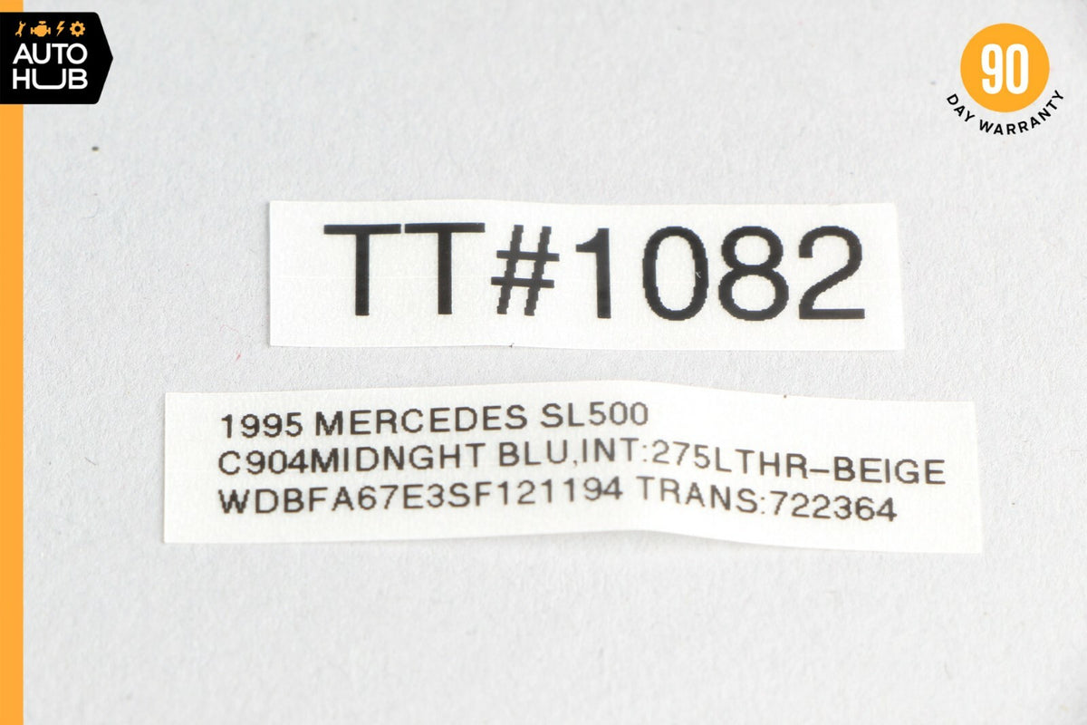 90-95 Mercedes R129 SL500 300SL S500 Hazard Warning Light Switch Button OEM - photo 10