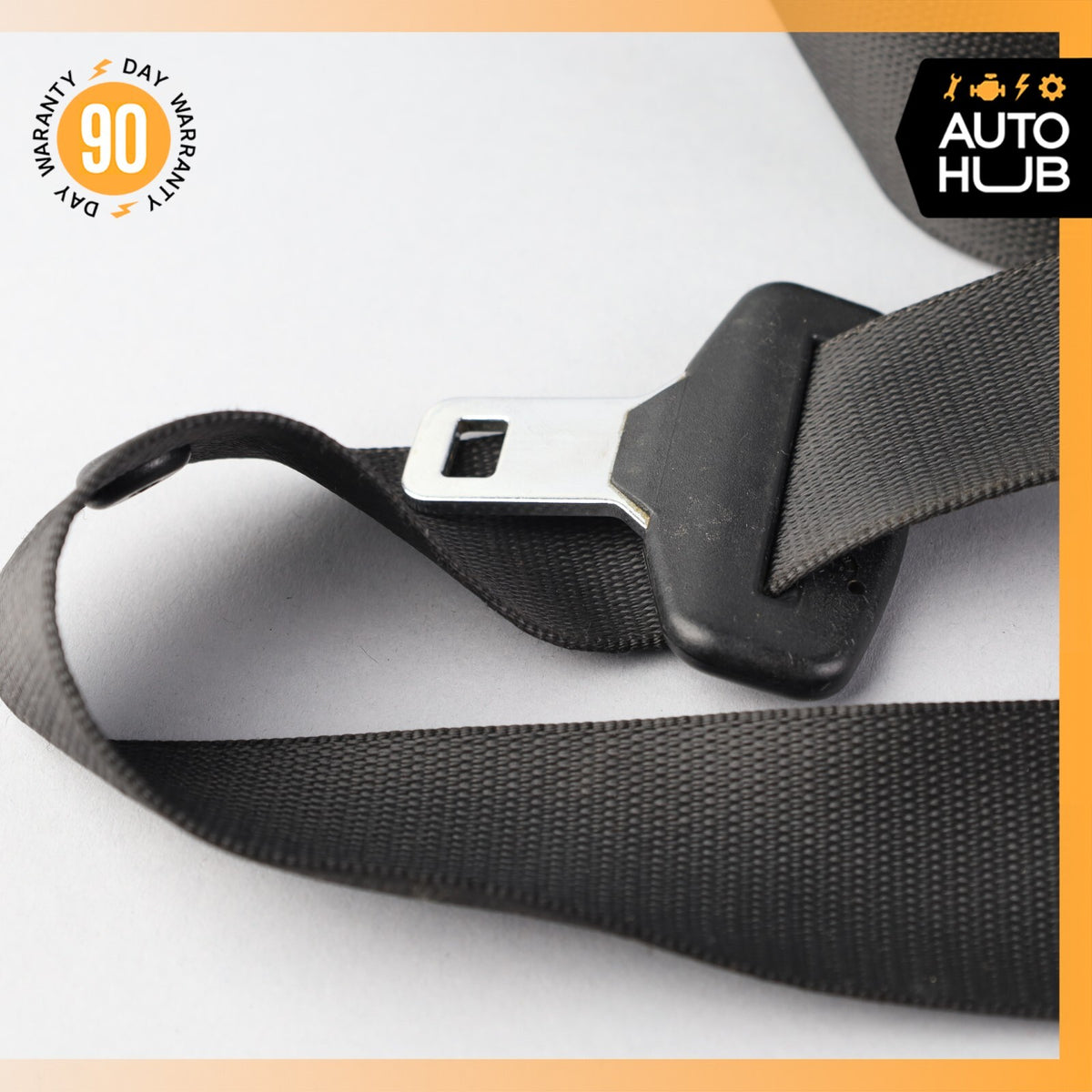 11-14 Mercedes W216 CL550 CL63 AMG Front Left Driver Side Seat Belt Black OEM - photo 3