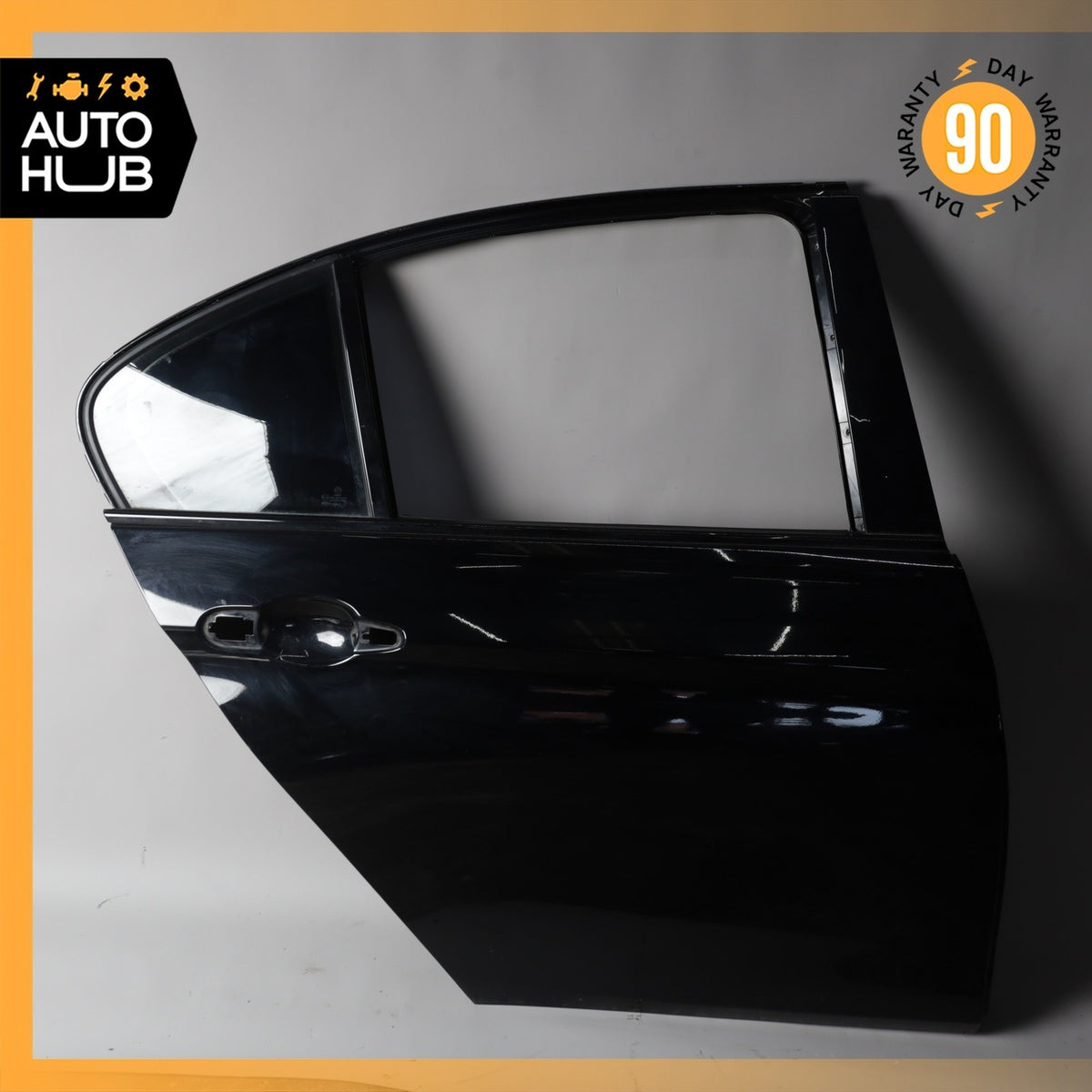 12-18 BMW F30 320i M3 Rear Right Passenger Side Door Shell Black OEM - photo 1