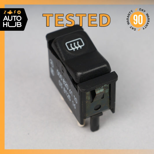 77-91 Mercedes W126 420SEL 300D Heated Rear Window Pane Switch 0008206110 OEM - photo 1