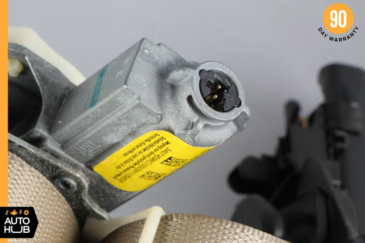 08-15 Mercedes W204 C250 C300 C350 Front Right Passenger Seat Belt Beige OEM - photo 9