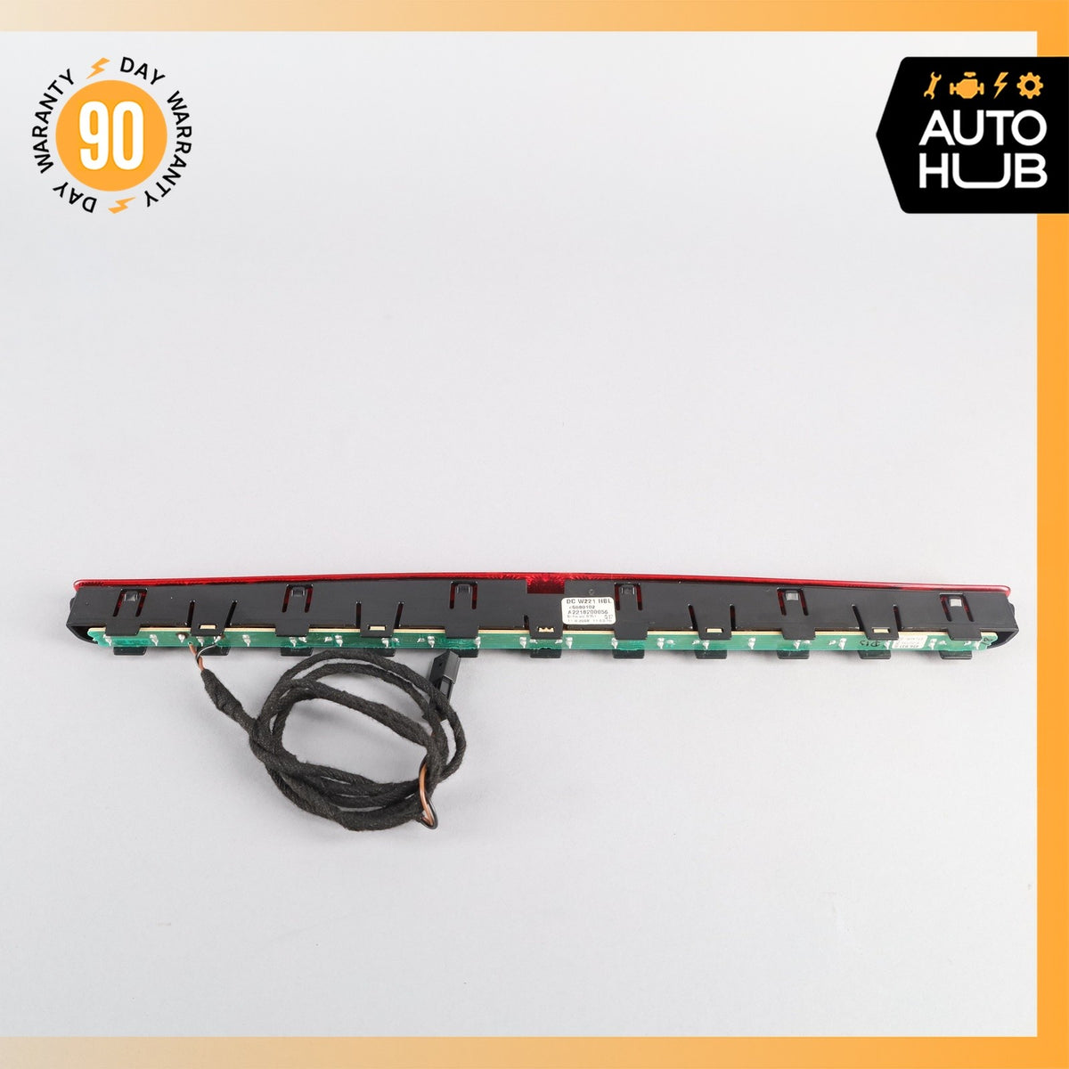 07-14 Mercedes W221 S63 AMG CL550 S550 Rear 3RD Third Brake Stop Light Black OEM - photo 15