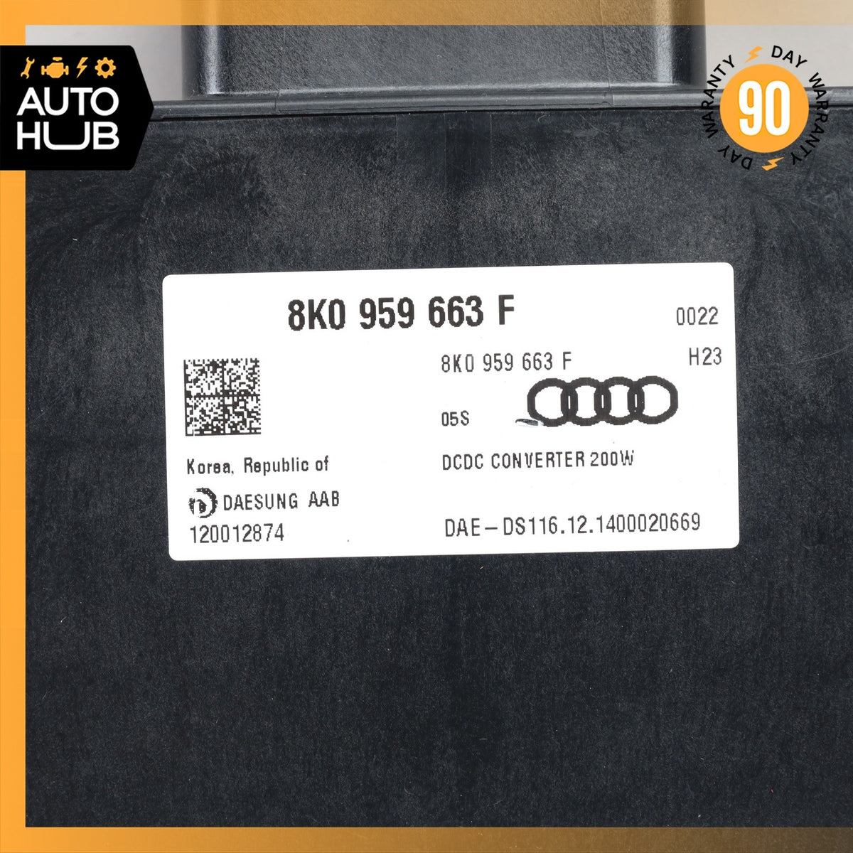 Audi C7 S6 A6 Battery Voltage Stabilizer Control Module 8K0959663F OEM - photo 8