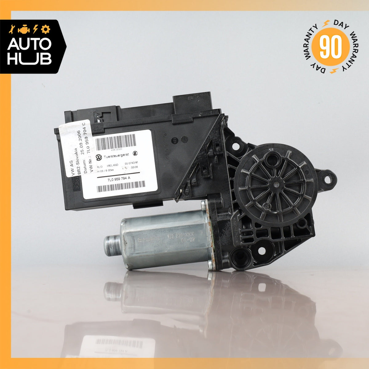 03-10 Porsche Cayenne 955 Rear Right Window Regulator Motor 7L0839016A OEM - photo 2