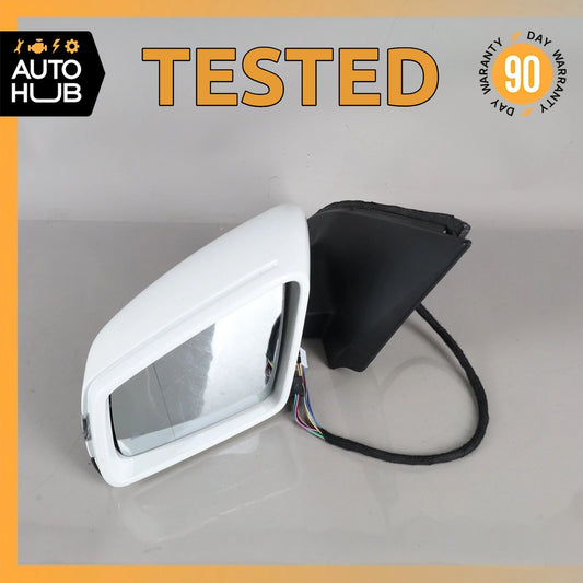 12-16 Mercedes W166 ML350 GL450 Left Rear View Door Mirror w/ Blind Spot OEM - photo 1