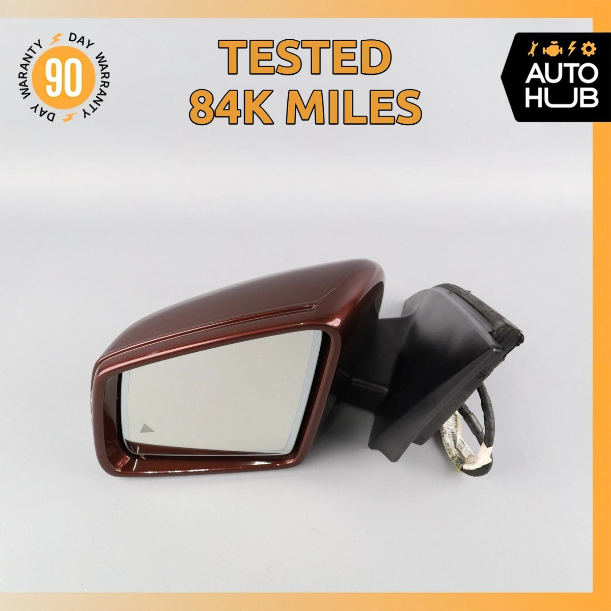 12-16 Mercedes W166 ML350 GL450 Left Rear View Door Mirror w/ Blind Spot OEM - photo 1