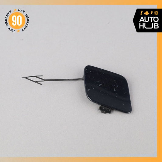 13-16 Audi B8.5 S4 Front Bumper Tow Hook Eye Cap Blue OEM - photo 1