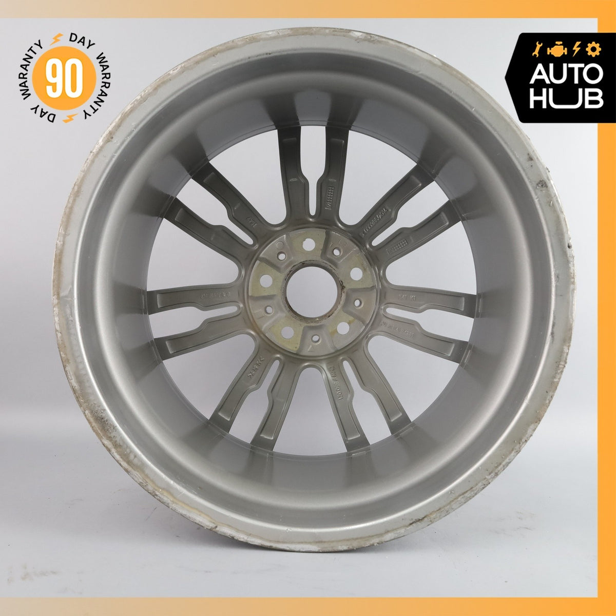 BMW F30 330e 335i 8.5 x 19 19" Style 403 Rear Wheel Rim Polished Gray OEM - photo 8