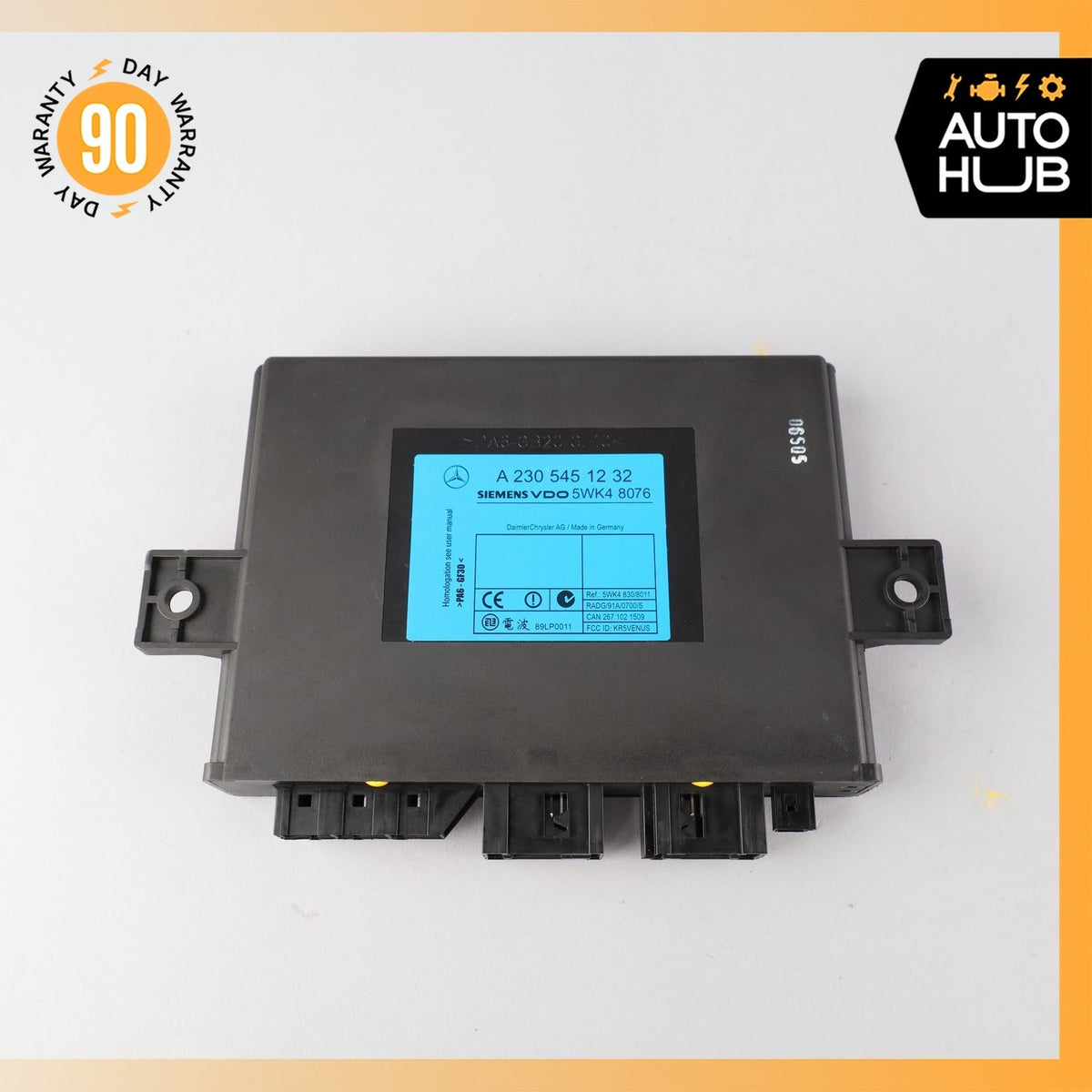 03-06 Mercedes R230 SL500 CL500 S55 CL55 AMG Keyless Go Entry Control Module OEM - photo 1