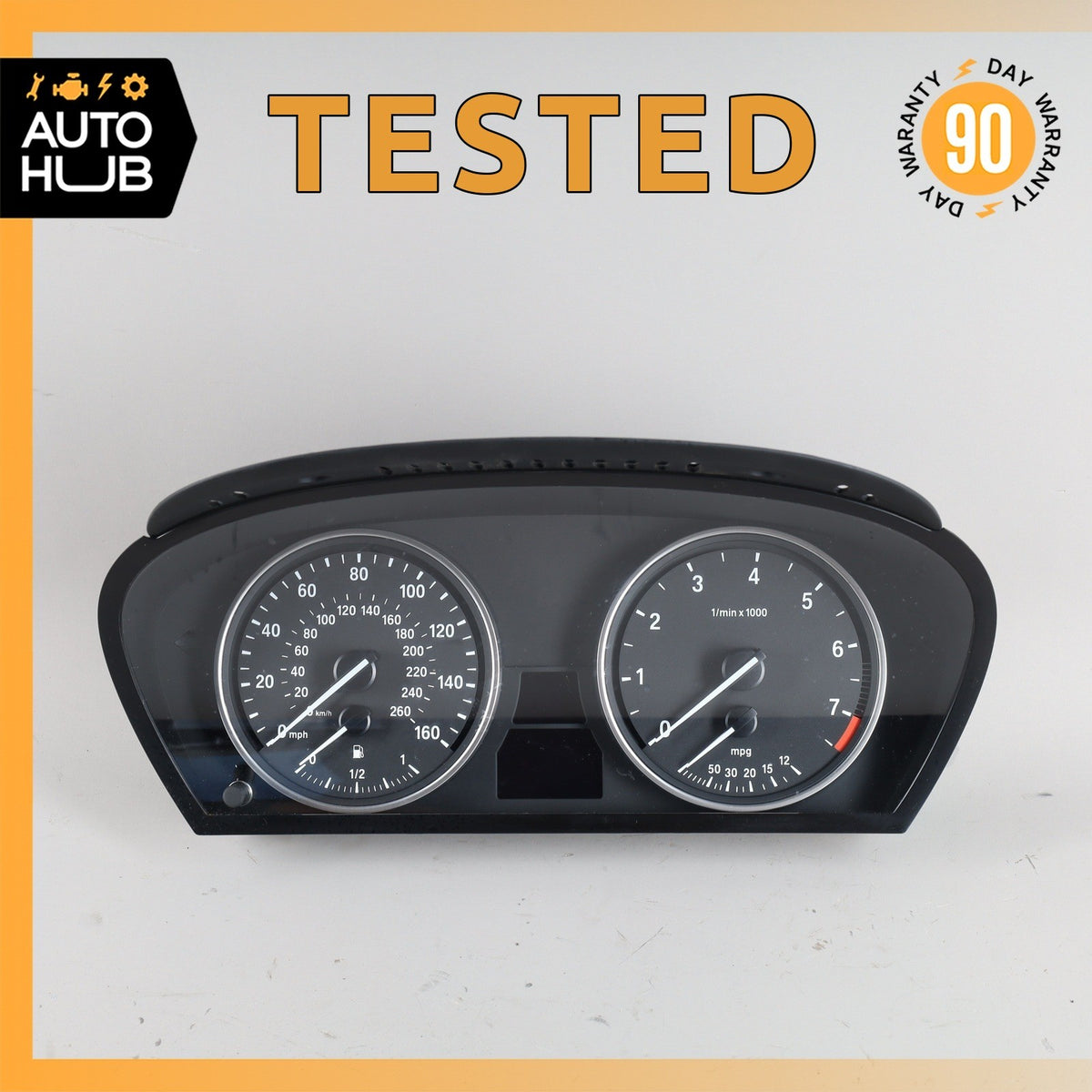 07-13 BMW E70 X5 Instrument Cluster Speedometer OEM - photo 1