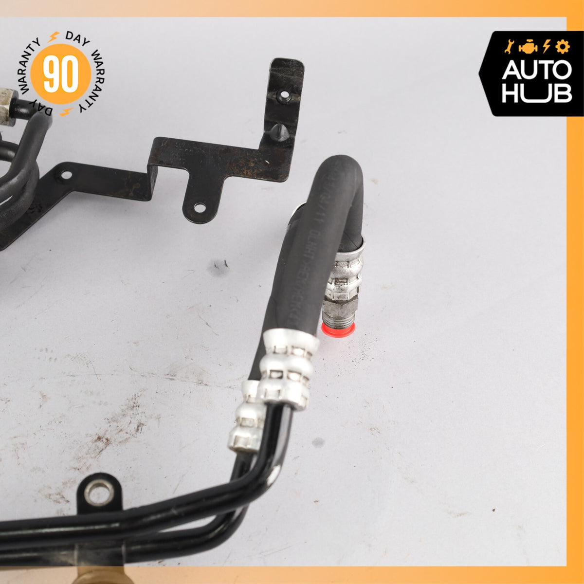 Bentley Continental GT Left Driver Side Transmission Oil Cooler Line OEM 53k - photo 2