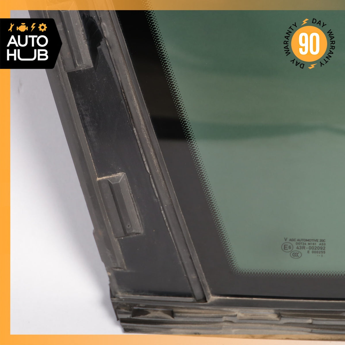 11-18 Porsche Cayenne 958 Hybrid S Rear Left Side Quarter Window Glass OEM - photo 6