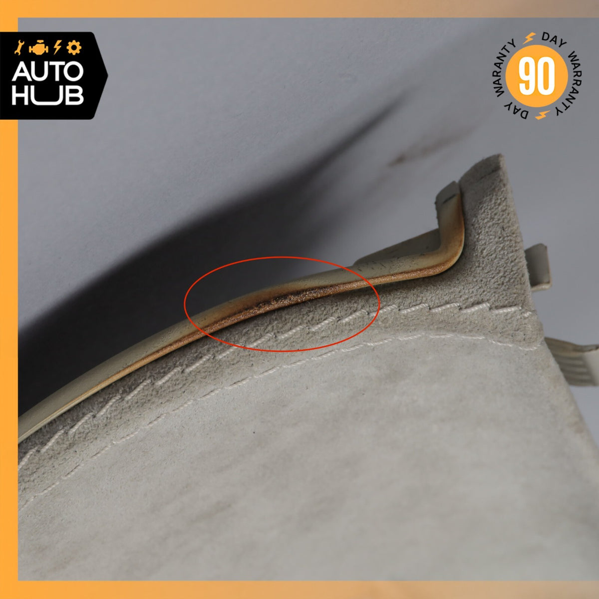 03-12 Mercedes R230 SL600 SL550 Front Top Upper Headliner Trim Panel Suede OEM - photo 7