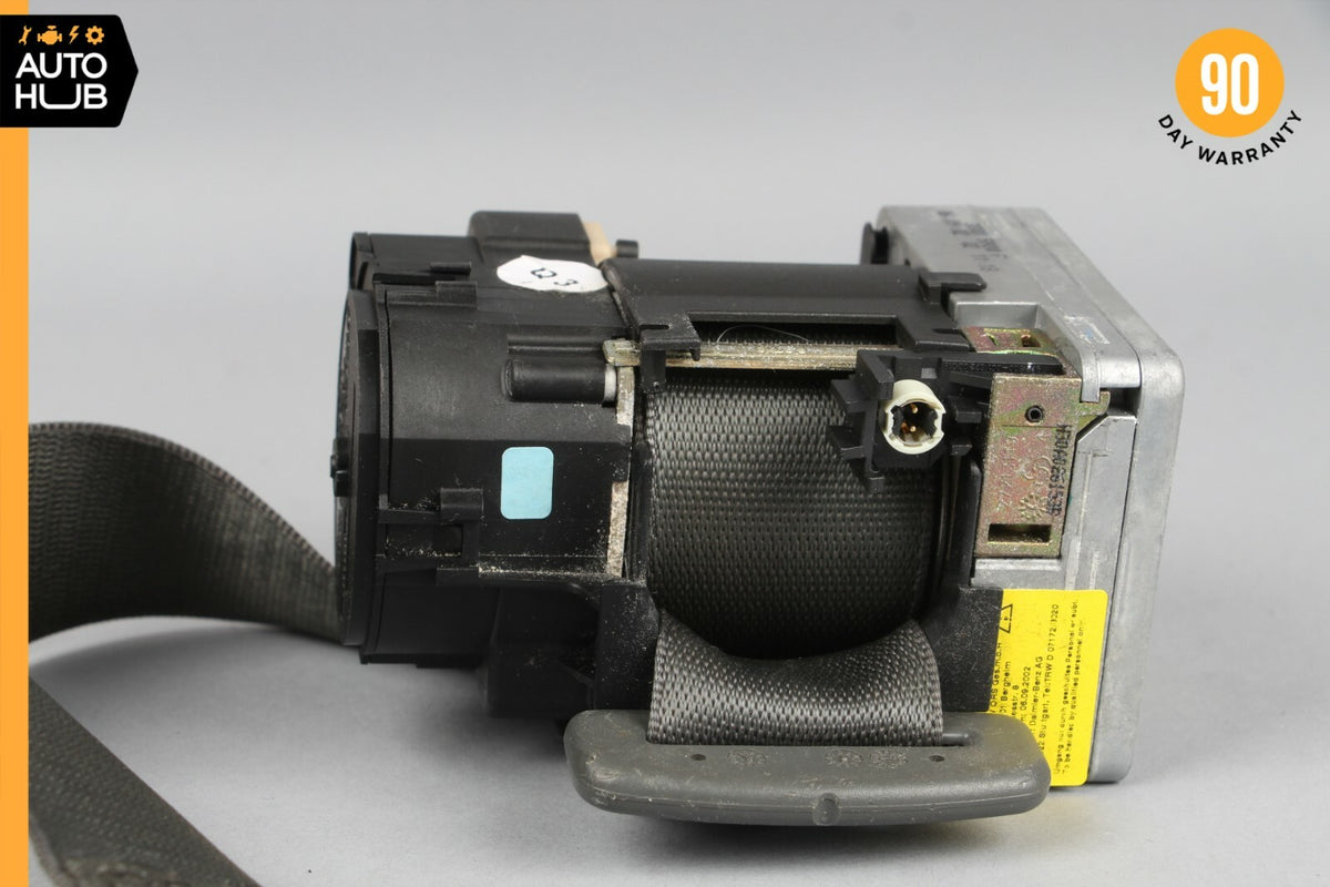 03-06 Mercedes R230 SL500 SL55 AMG Left Driver Seat Belt Retractor Charcoal OEM - photo 5