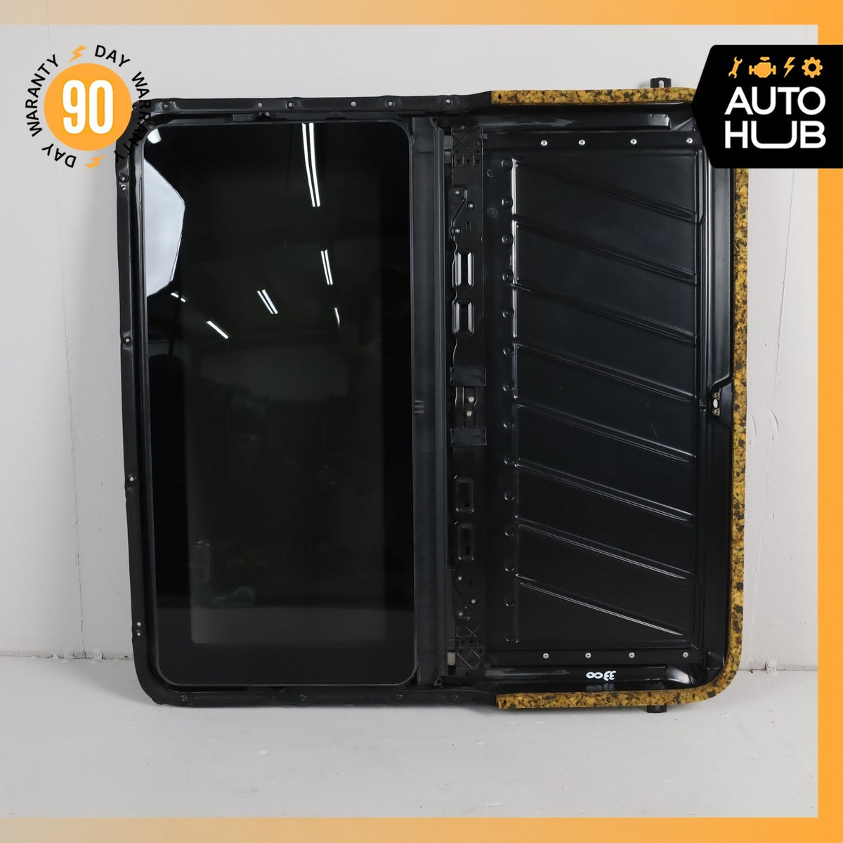 93-99 Mercedes W140 CL600 S500 Coupe Top Upper Sunroof Glass Rail Frame OEM 63k - photo 2